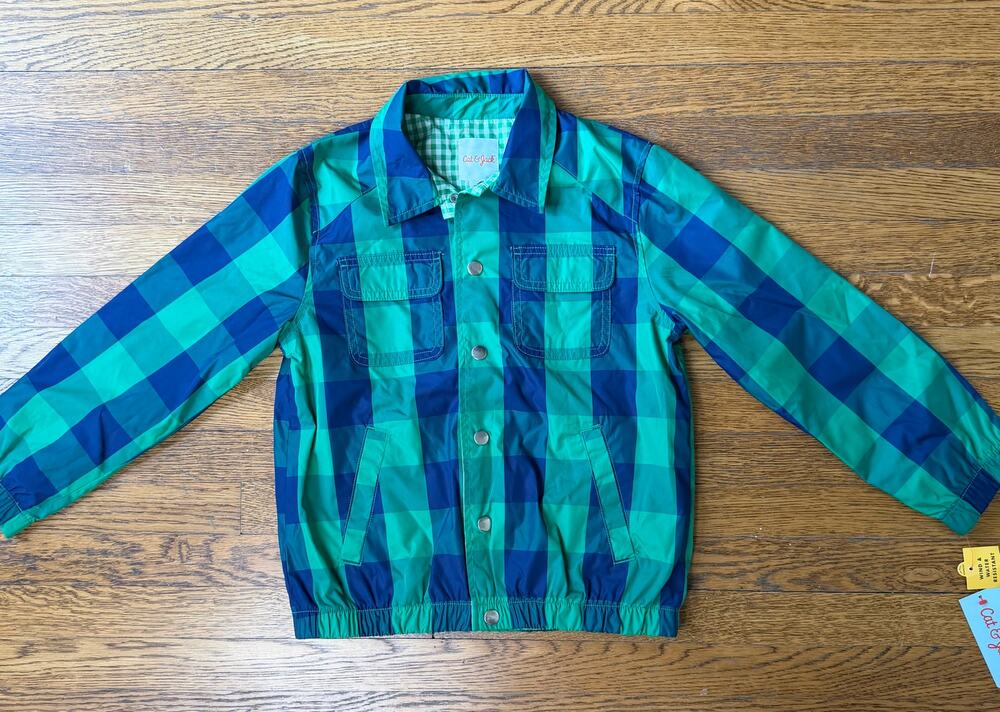NWT Cat & Jack Wind & Water Resistant Jacket Size 6-7